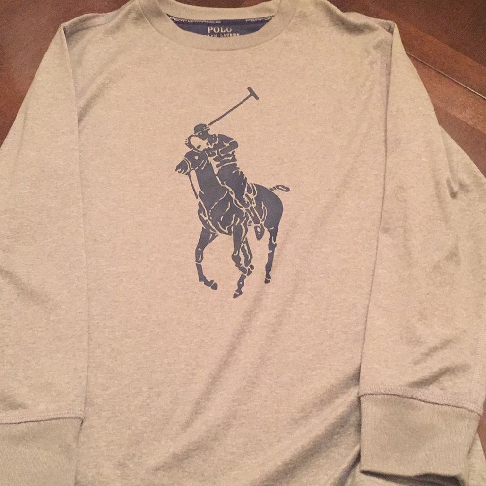 BoysPoloRalph Lauren Performance Long Sleeve Shirt